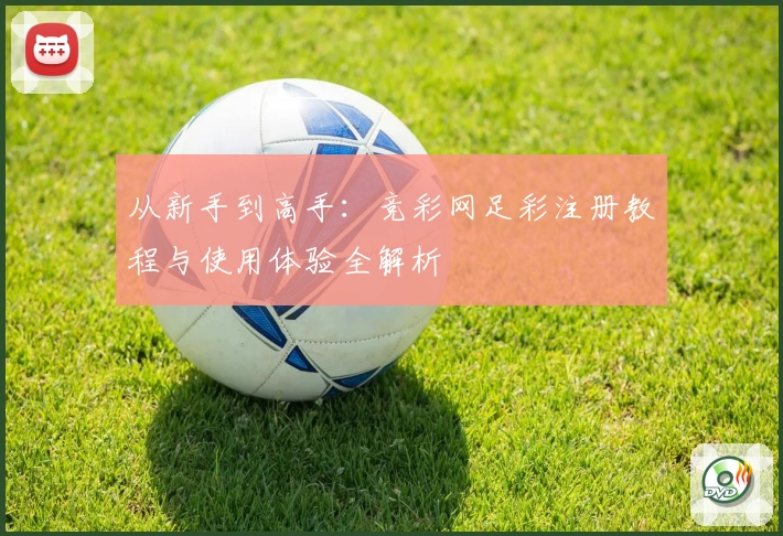 从新手到高手：竞彩网足彩注册教程与使用体验全解析